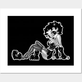 Betty Boop Goth Posters and Art